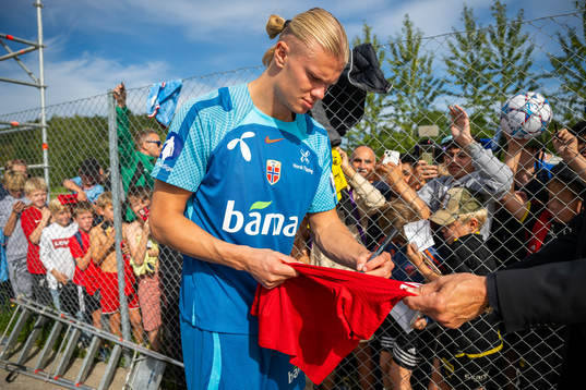 Erling Braut Haaland of the Norwegian national football