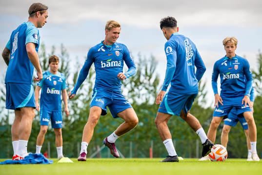Ola Solbakken of the Norwegian national football team