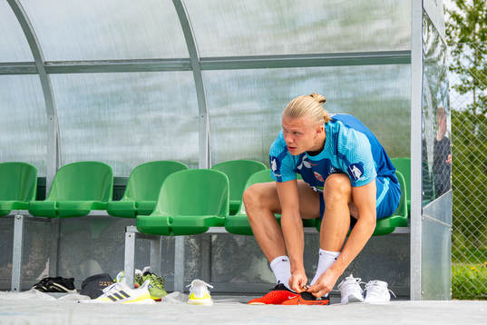 Erling Braut Haaland of the Norwegian national football team