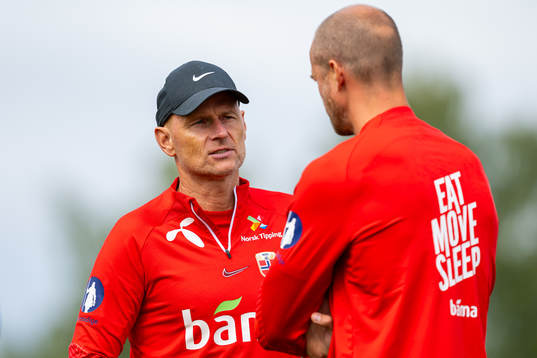 Ståle Solbakken, head coach of the Norwegian national