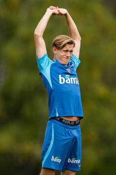 Marcus Holmgren Pedersen of the Norwegian national football