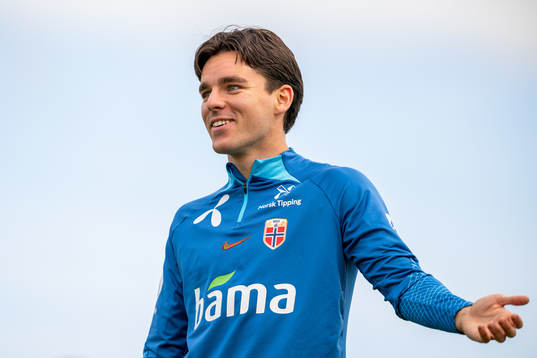 Hugo Vetlesen of the Norwegian national football team