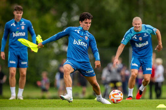 Hugo Vetlesen of the Norwegian national football team