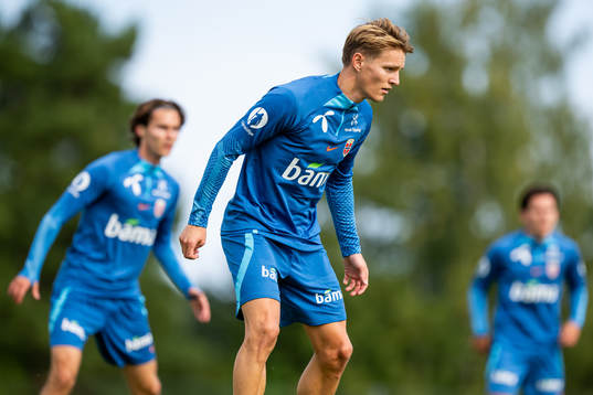 Martin Ødegaard of the Norwegian national football team