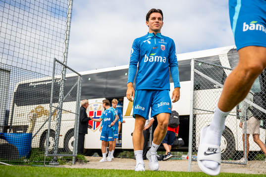 Hugo Vetlesen of the Norwegian national football team