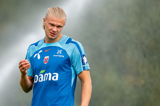 Erling Braut Haaland of the Norwegian national football team