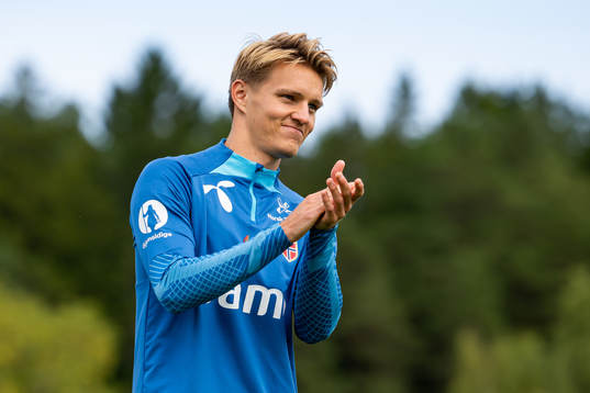 Martin Ødegaard of the Norwegian national football team