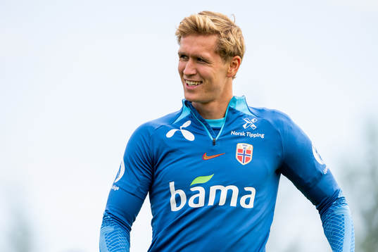 Ola Solbakken of the Norwegian national football team