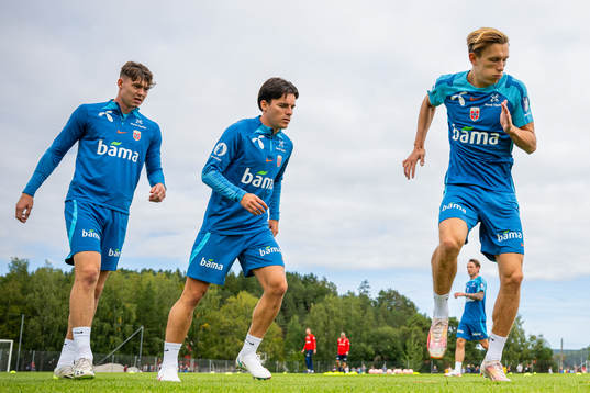 Jørgen Strand Larsen, Hugo Vetlesen and Marcus Holmgren