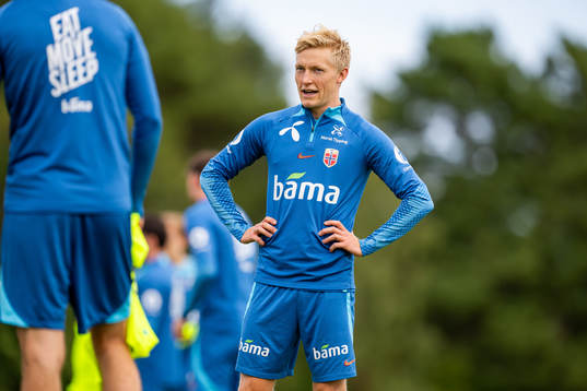 Birger Meling of the Norwegian national football team