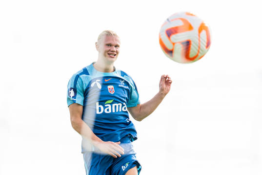 Erling Braut Haaland of the Norwegian national football team