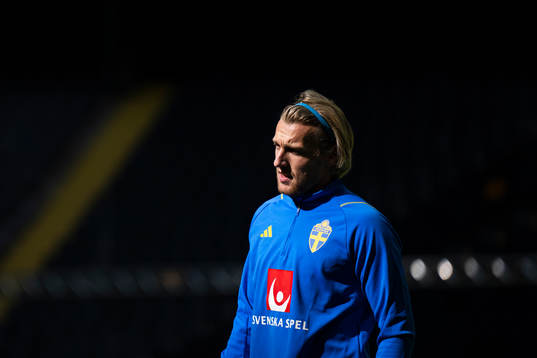 Emil Forsberg of the Swedish national football team