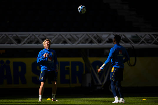Emil Forsberg of the Swedish national football team