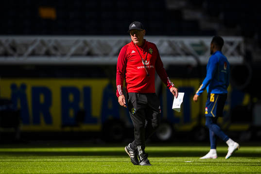 Head coach Janne Andersson of the Swedish national football
