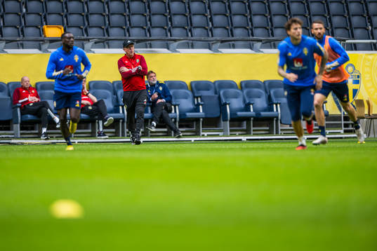 Head coach Janne Andersson of the Swedish national football