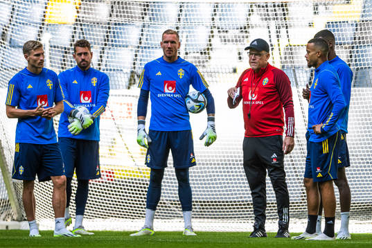 Head coach Janne Andersson of the Swedish national football