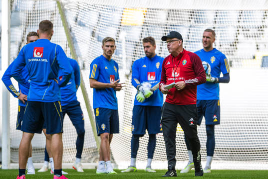 Head coach Janne Andersson of the Swedish national football