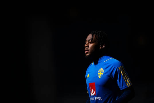 Anthony Elanga of the Swedish national football team