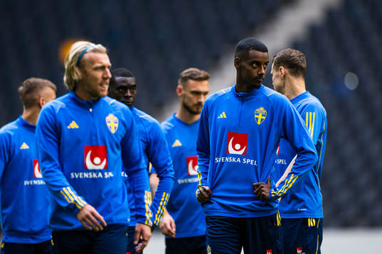 Alexander Isak of the Swedish national football team