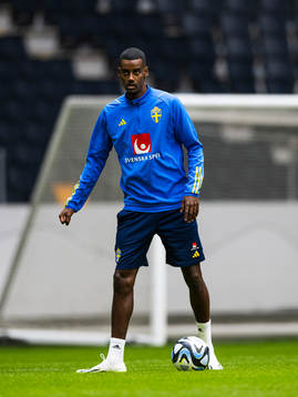 Alexander Isak of the Swedish national football team