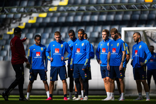 Anthony Elanga, Dejan Kulusevski, Alexander Isak, Jens
