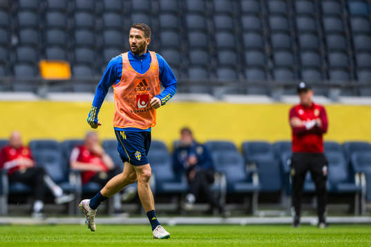Marcus Rohdén of the Swedish national football team