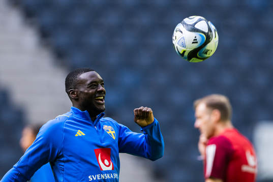 Ken Sema of the Swedish national football team