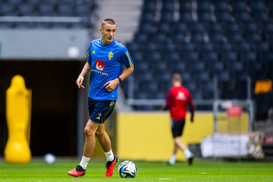 Gustaf Lagerbielke of the Swedish national football team