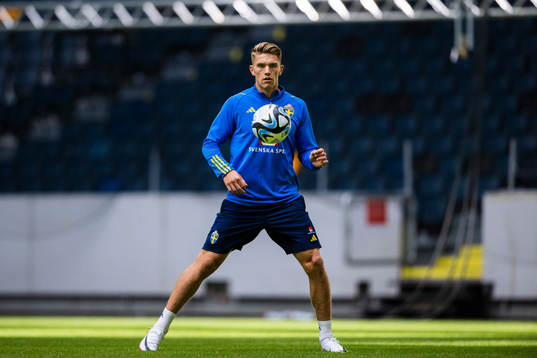 Viktor Gyökeres of the Swedish national football team