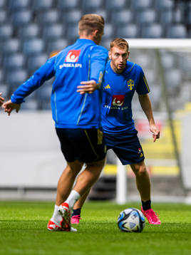 Dejan Kulusevski of the Swedish national football team