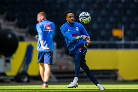 Martin Olsson of the Swedish national football team