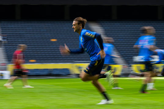 Albin Ekdal of the Swedish national football team