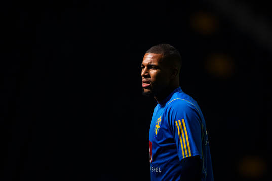 Isak Hien of the Swedish national football team