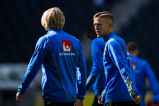 Jesper Karlsson of the Swedish national football team