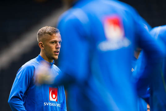 Jesper Karlsson of the Swedish national football team