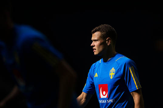 Viktor Claesson of the Swedish national football team