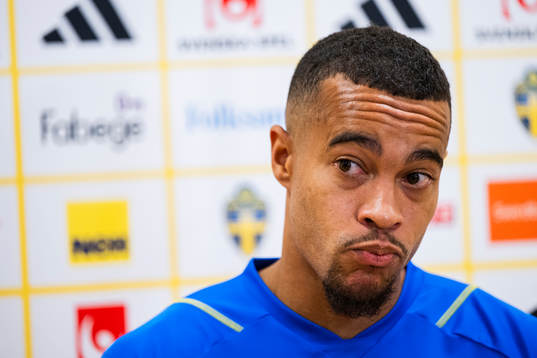 Robin Quaison of the Swedish national football team