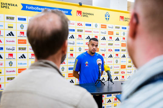 Robin Quaison of the Swedish national football team