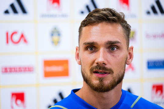 Linus Wahlqvist Egnell of the Swedish national football team