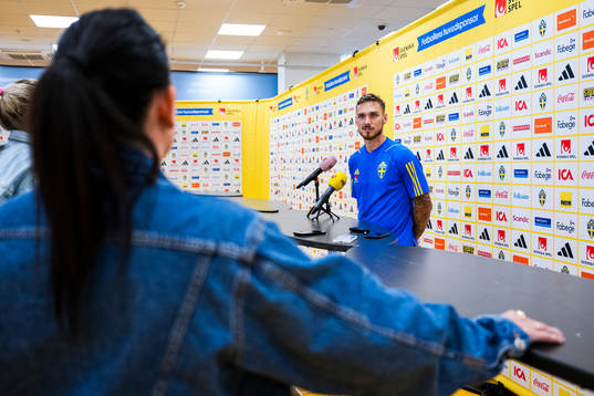 Linus Wahlqvist Egnell of the Swedish national football team