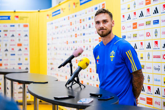 Linus Wahlqvist Egnell of the Swedish national football team