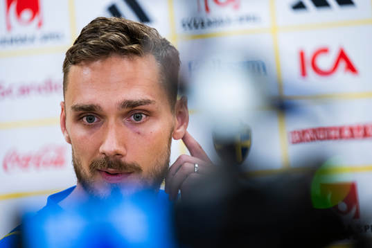 Linus Wahlqvist Egnell of the Swedish national football team