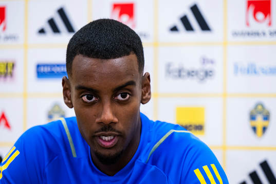 Alexander Isak of the Swedish national football team