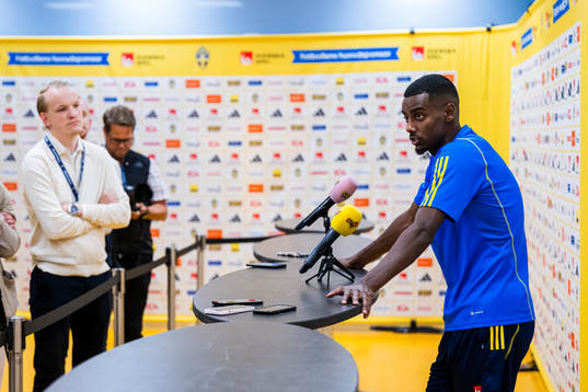 Alexander Isak of the Swedish national football team