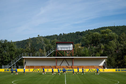 Players of the Swedish under-21 national football team