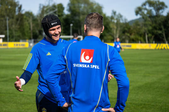 Goalkeeper Noel Törnqvist of the Swedish under-21 national