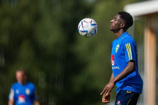 Josafat Mendes of the Swedish under-21 national football