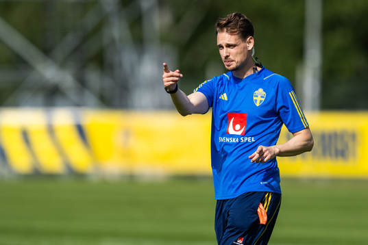 Head coach Daniel Bäckström of the Swedish under-21