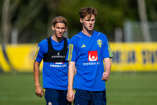 Williot Swedberg of the Swedish under-21 national football