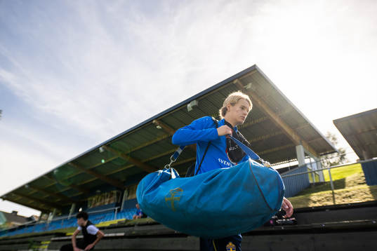 Markus Karlsson of the Swedish under-21 national football